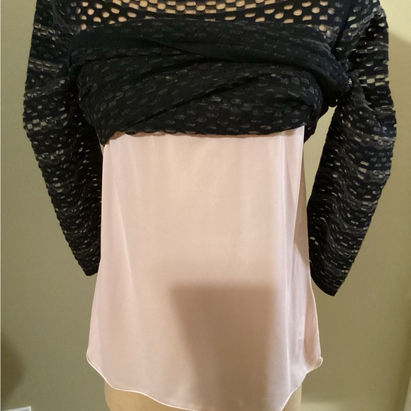 Escada sheer lace top with camisole, size M - Picture 5 of 5